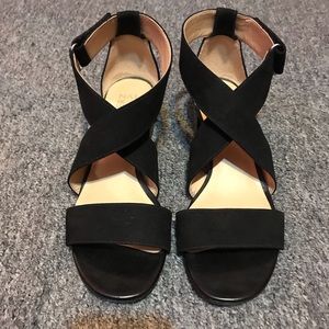 Naturalizer heeled sandals.